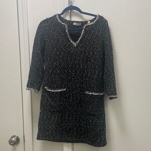 Max Studio Black and White Long Sleeve Dress Size 4